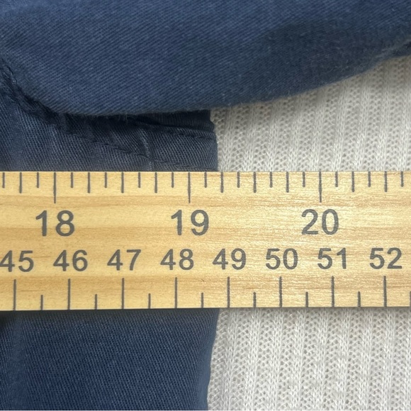 Tea N Rose Hooded Utility Trench Coat Jacket Floral Embroidery Boho Size S/M - Picture 10 of 11